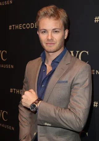 Am Handgelenk von Formel-1-Weltmeister Nico Rosberg: IWC Big Pilot’s Watch Annual Calender Edition “Le Pétit Prince”