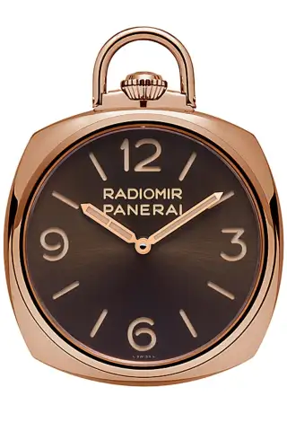 Panerai: Pocket Watch 3 Days in Oro Rosso, sprich Rotgold