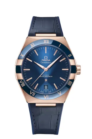 Omega: Constellation Gents 41mm Sedna-Gold