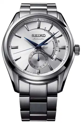 Seiko: Presage Edelstahl SSA303J1 mit blauen Zeigern