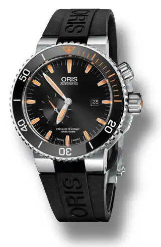 ...und auch am Titanband: Oris Carlos Coste Limited Edition IV