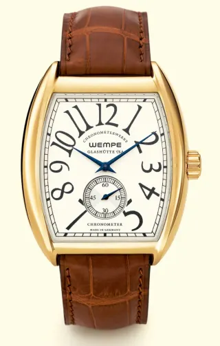 Die Wempe Chronometerwerke XL in Gold