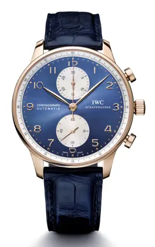 IWC: Portugieser Chronograph Blue Editions