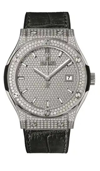 Classic Fusion Jewellery Titanium Full Pave_542.NX.9010.LR.1704-SD-HR-W_30800