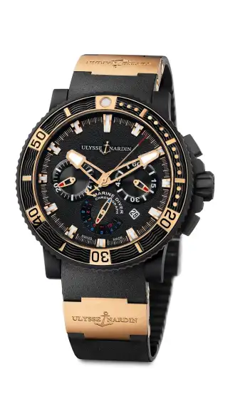 Ulysse Nardin: Marine Diver Black Sea Chronograph