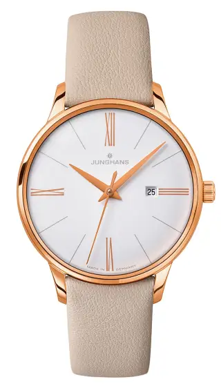 Junghans: Meister Damen mit Lederband