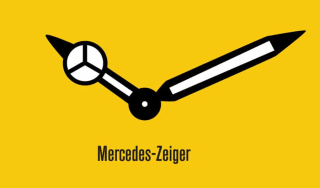 Zeigerform: Mercedes-Zeiger
