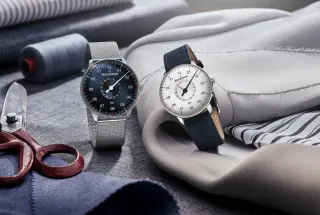 Meistersinger: Neo Zeigerdatum (rechts) und Neo Plus Zeigerdatum