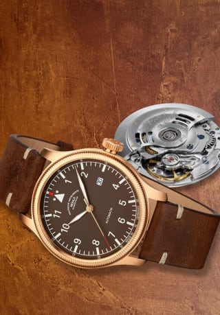 Mühle-Glashütte: Terrasport IV Bronze mit Großserienkaliber