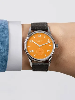 California Dial in Orange: die Nomos Glashütte Club Campus 38