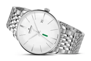 Junghans: Meister Gangreserve Edition 160 mit grüner Anzeige