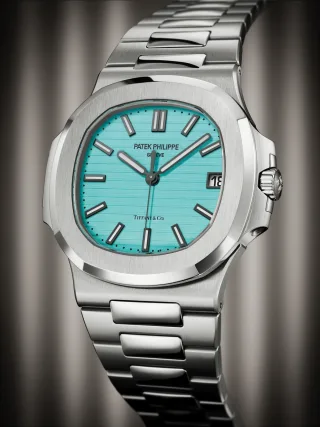 Patek Philippe: Nautilus 5711/1A mit Zifferblatt in Tiffany Blue