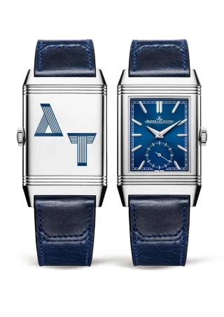 Jaeger-LeCoultre: Reverso Tribute Monoface Small Seconds mit Buchstaben von Startypograf Alex Trochut