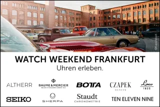 Watch Weekend Frankfurt 2022: Diese Marken sind dabei