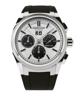 Parmigiani: Tondagraph GT Steel Silver Black