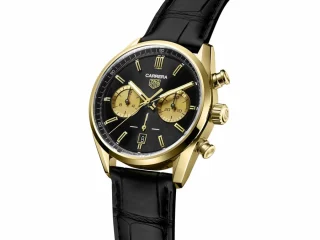 TAG Heuer: Carrera Chronograph in Schwarz und Gold