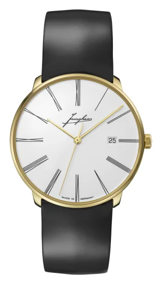 Junghans: Meister fein Automatic Edition Erhard in Gelbgold
