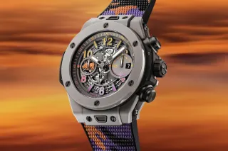 Hublot Big Bang Unico SORAI, Farben Sonnenuntergang, Limited Edition Uhr für einen guten Zweck