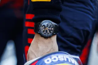 TAG Heuer Uhr, Formel 1 Rennfahrer, Helm