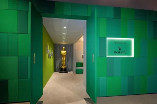 Eingang zum Greenroom von Rolex bei den Oscars 2023