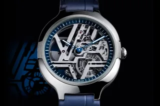 Louis Vuitton Voyager Skeleton Platinum Limited Edition