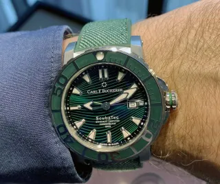 Carl F. Bucherer: die Patravi Scubatec Verde am Handgelenk