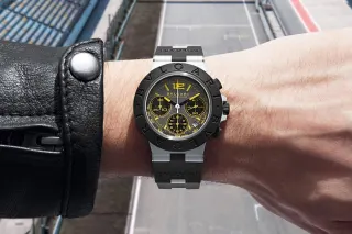 Bulgari Aluminium x Gran Turismo, Uhr, anthrazitfarbenes Zifferblatt