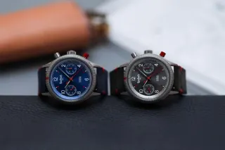 Hanhart: Red X Blue und Red X Grey als Armbanduhren