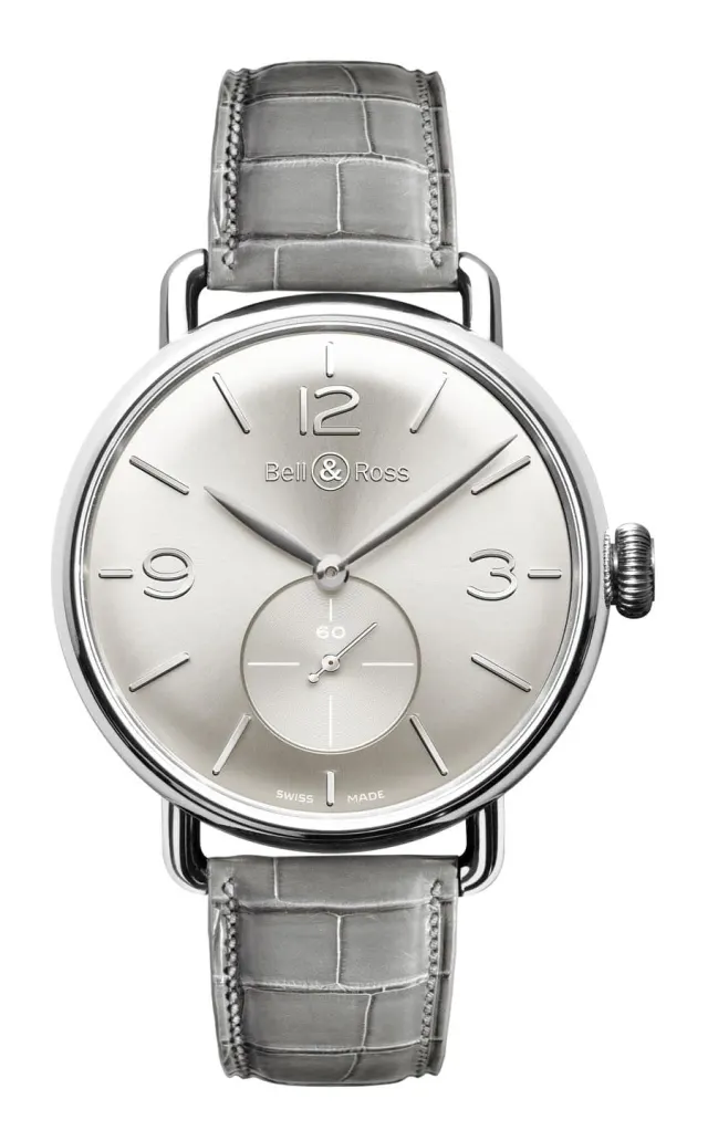 Die Vintage WW1 Argentium von Bell & Ross mit silbernem Zifferblatt