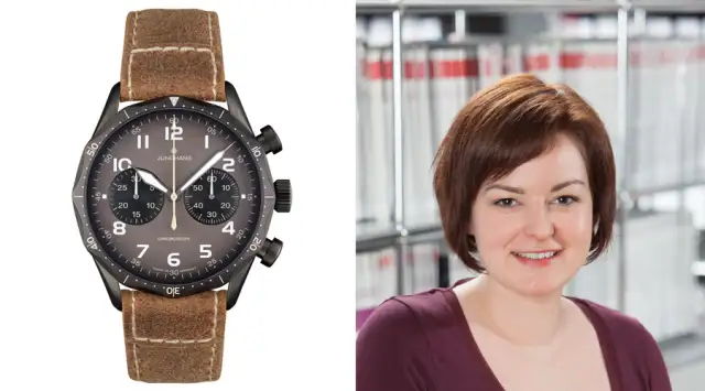 Der Junghans Meister Pilot (2.440 Euro) gefällt Redakteurin Melissa Gößling am besten. Der Junghans Meister Pilot (2.440 Euro) gefällt Redakteurin Melissa Gößling am besten.