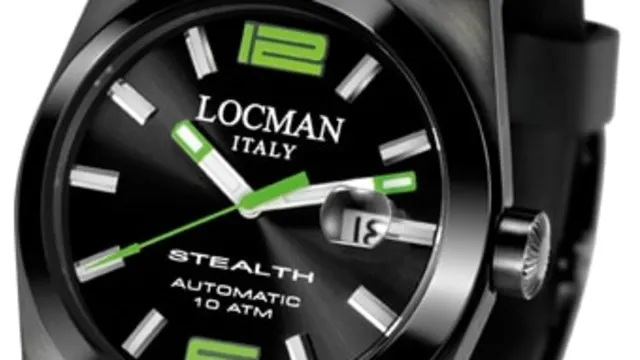 Trendig: die Stealth Total Black von Locman