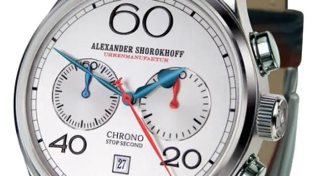 Handaufzugs-Chronograph Avantgarde von Alexander Shorokhoff