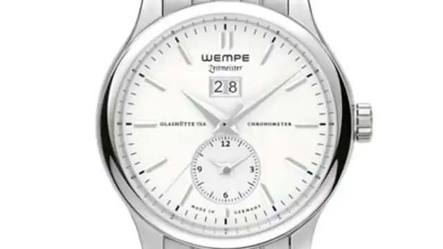 Wempe bietet ein neues Zeitmeister-Modell mit Großdatum und zweitere Zeitzone