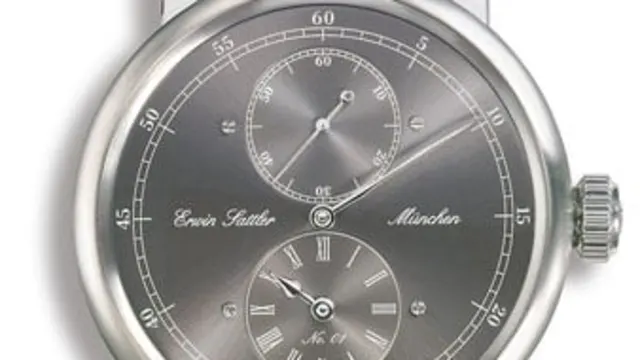 Erwin Sattler Regulateur Grigio Secunda