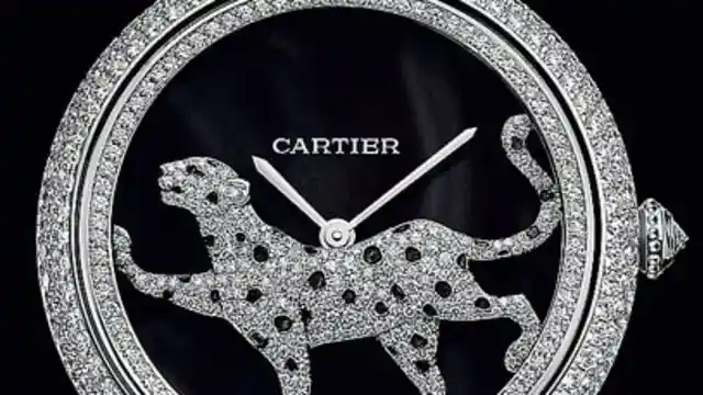 Mit Raubtier-Rotor: das Uhrenmodell Masse Secrète von Cartier