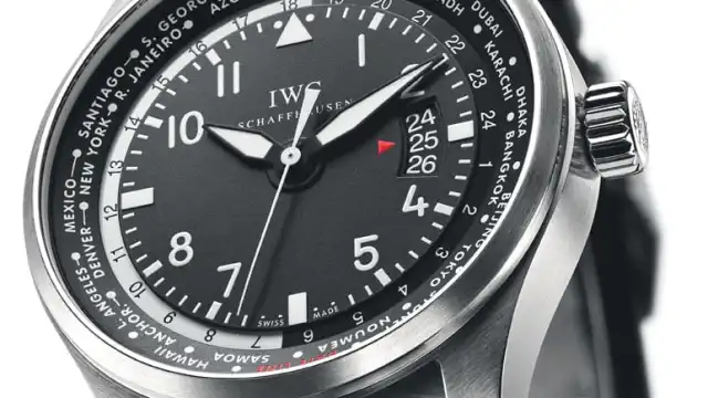 Cockpit-Blick: die IWC Fliegeruhr Worldtimer