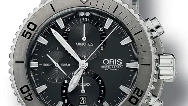 Ein echter Metaller: der Aquis Titan Chronograph von Oris