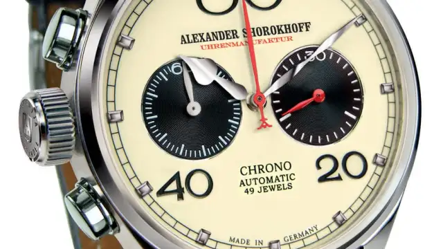 Die Avantgarde Linkshänder-Uhr von Alexander Shorkohoff