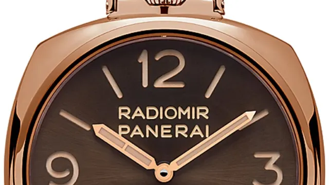 Panerai: Pocket Watch 3 Days in Oro Rosso, sprich Rotgold