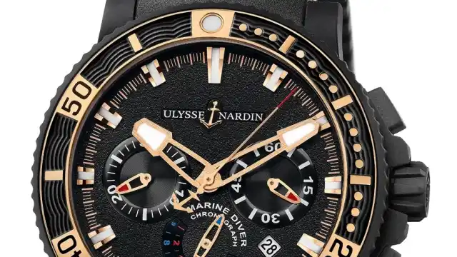 Ulysse Nardin: Marine Diver Black Sea Chronograph