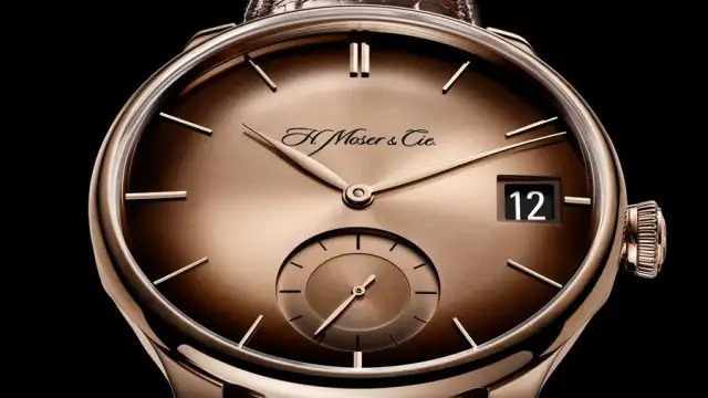 H. Moser & Cie.: Venturer Big Date mit Fumé-Zifferblatt