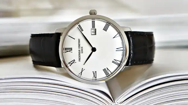 Frédérique Constant: Slimline Automatic in Edelstahl