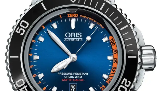 Oris Aquis Depth Gauge Edition Chronos am Edelstahlband