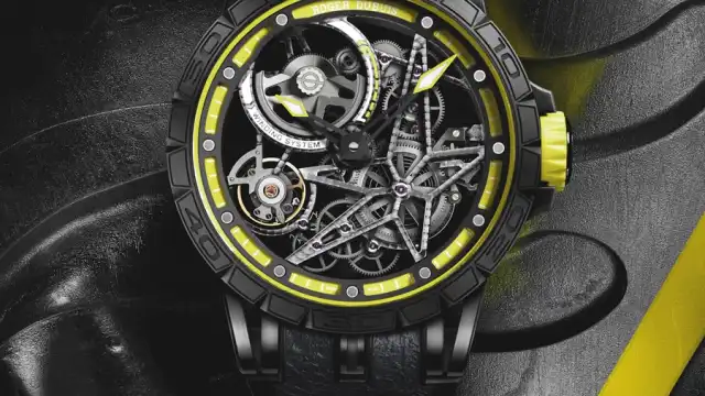 Roger Dubuis: Excalibur Spider Pirelli Yellow