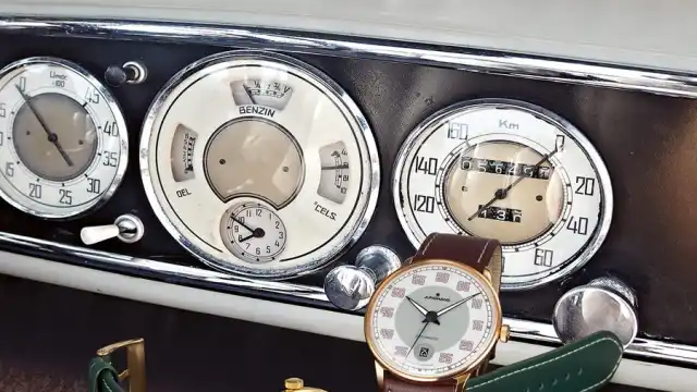 Junghans: Meister Driver Automatic in Dunkelgrün und Braun