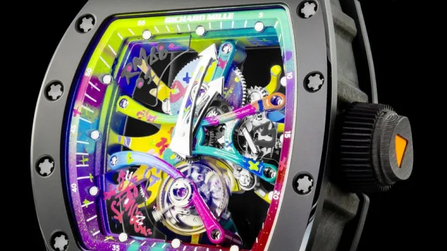 Kooperation mit dem Graffiti-Künstler Cyril Kongo: Richard Mille 68-01 Tourbillon Kongo