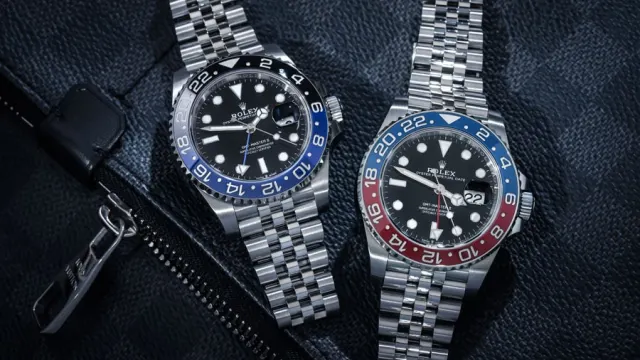 Rolex GMT-Master II "Batman" und "Pepsi". Foto: Marcus Krüger