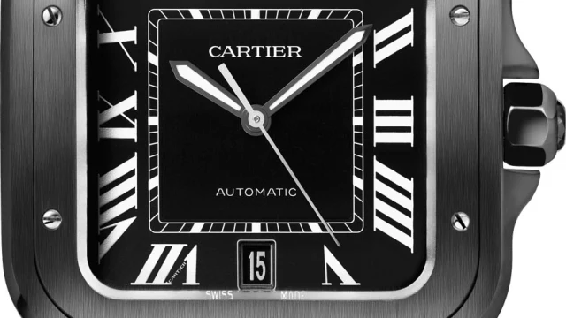 Cartier: Santos de Cartier ADLC am Kautschukband