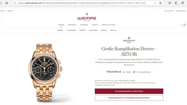 Patek Philippe ist mittlerweile auch online erhältlich, beispielsweise bei Wempe