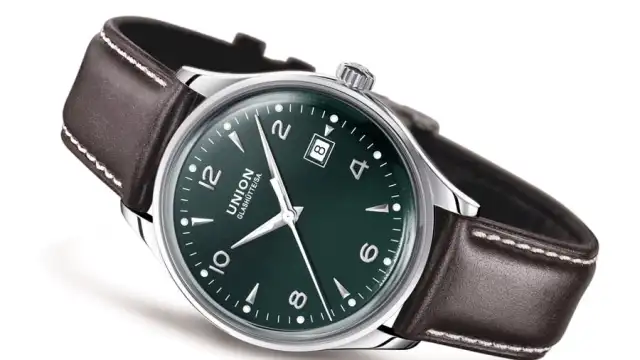 Union Glashütte: Noramis Datum in British Racing Green